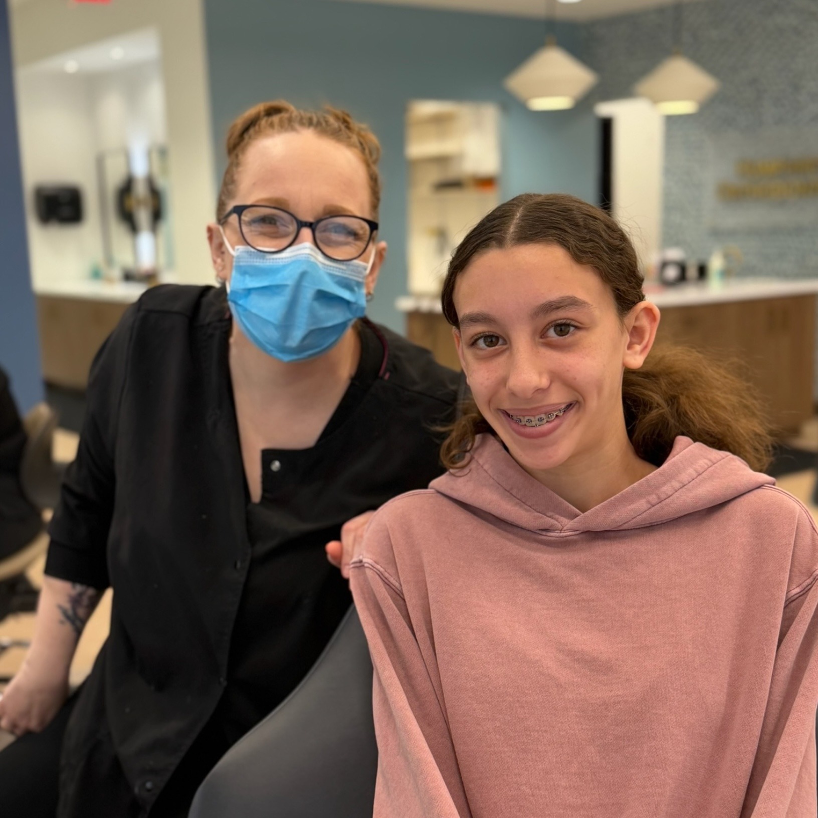 Teenage Boy Smiling With Braces